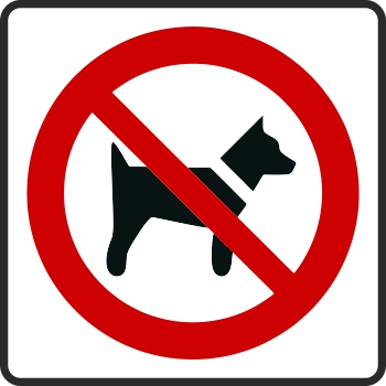 zákaz so psom